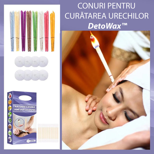 Conuri pentru Curatarea Urechilor DetoWax™